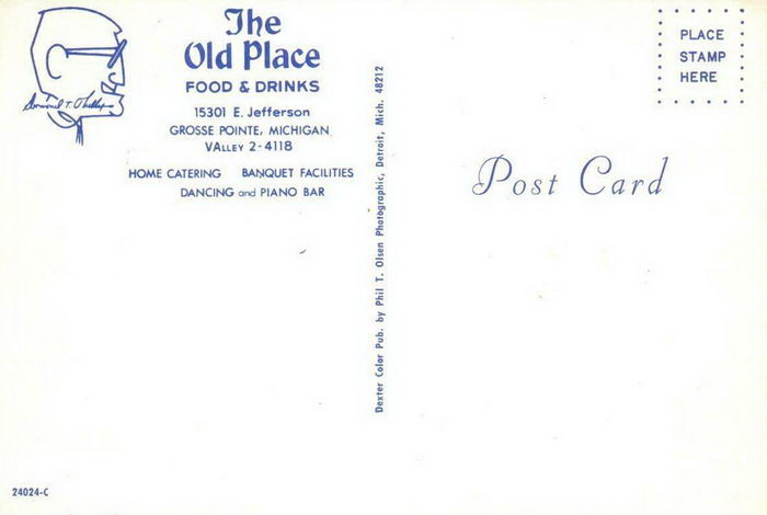 The Old Place - Old Postcard